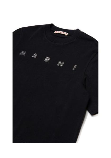 T-shirt con logo MARNI KIDS | M01968 M00SG0M900
